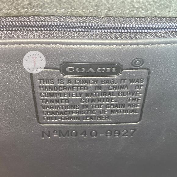 NEW Vintage Coach Willis Bag 9927 Navy & Nickel Hardware 2004 - Picture 7 of 11